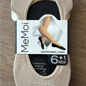 MeMoi Microfiber Liner Socks - Tan